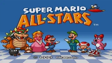 Super Mario All-Stars screen shot title